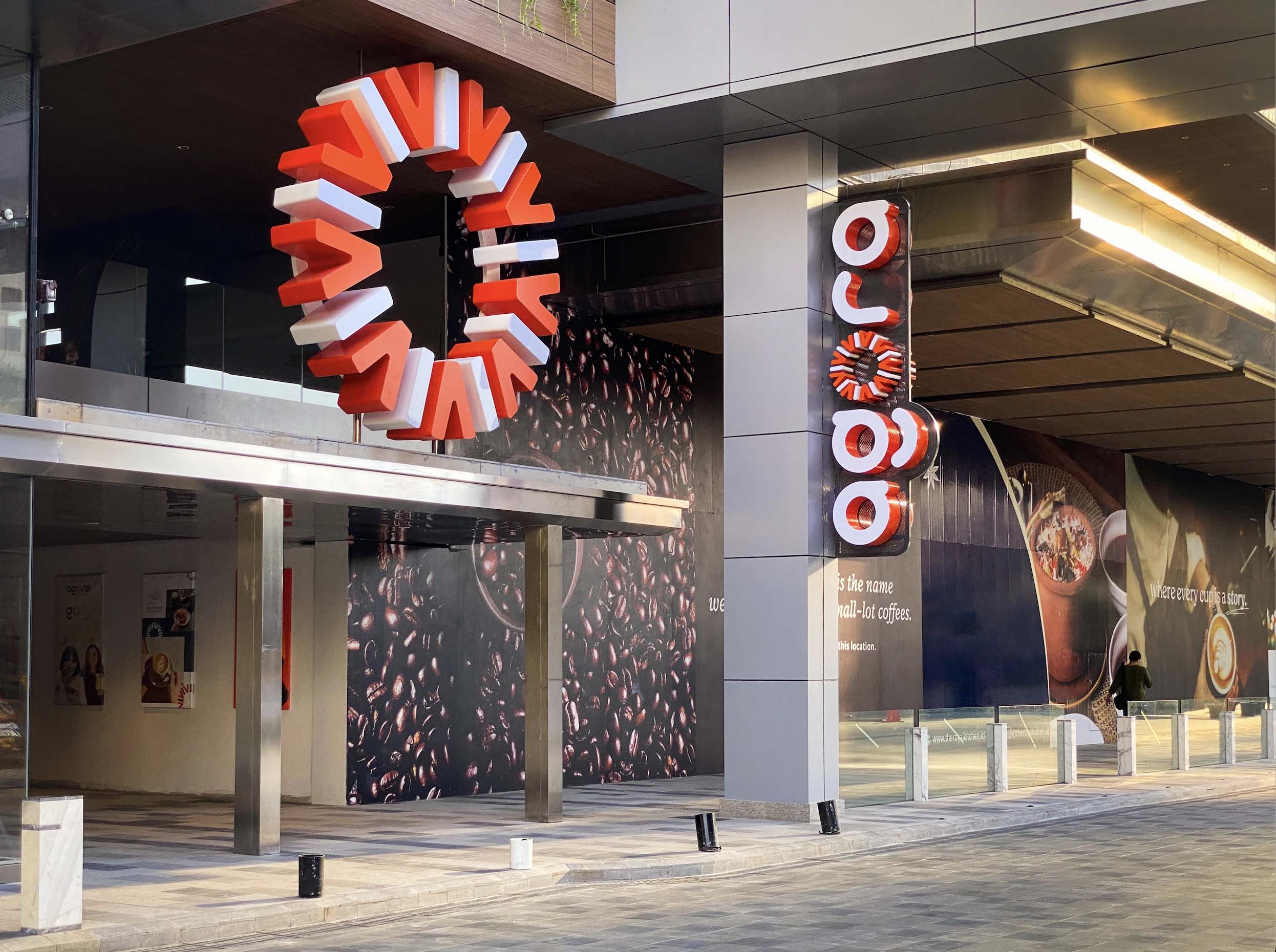 Agora Mall Thamrin Nine entrance